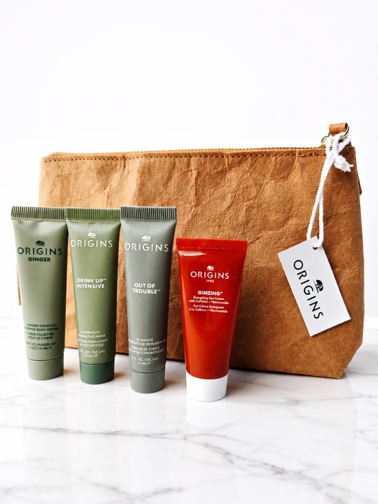 Origins Other - NEW 4PC. Origins Multi-Maskers Skincare Travel Set W/ Crinkle Pouch Makeup